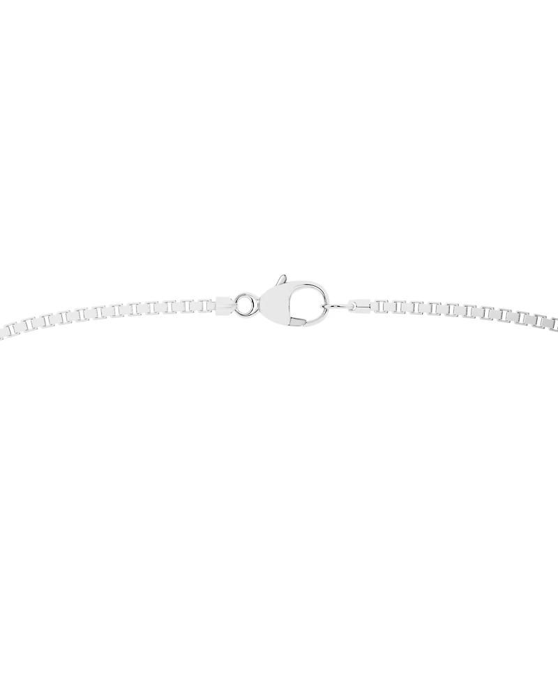 Macy's Diamond (3-1/5 ct. t.w.) Cross Pendant Necklace in Sterling Silver