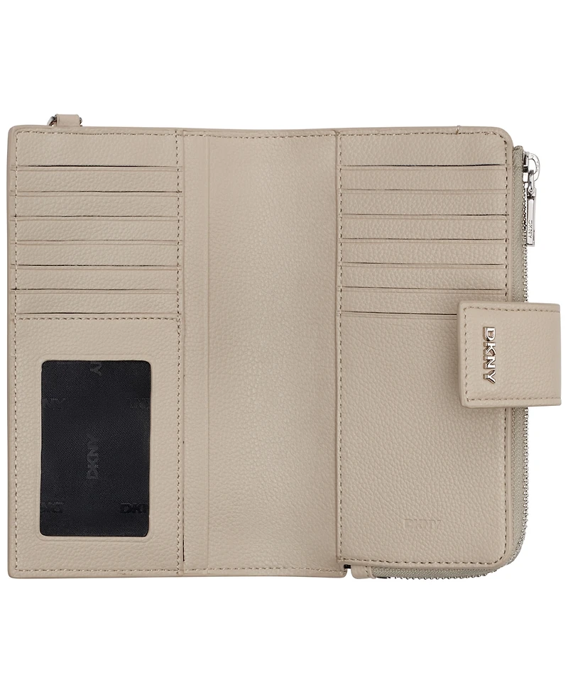Dkny Boxed Lilah Snap Closure Flap Mini Wallet