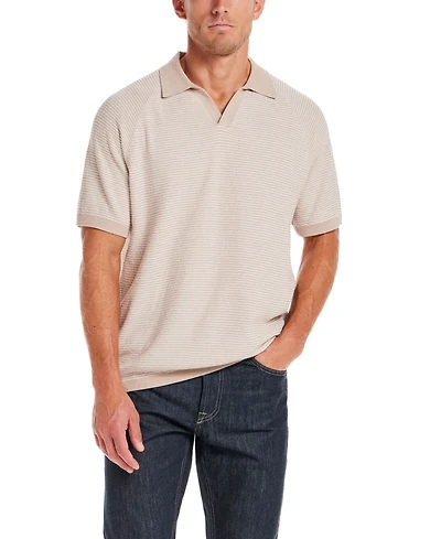 Weatherproof Vintage Men's Regular-Fit Stripe Sweater-Knit Polo Shirt