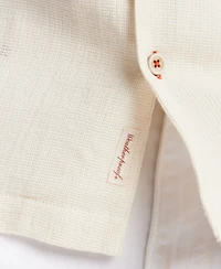 Weatherproof Vintage Men's Airtex Regular-Fit Textured Button-Down Camp Shirt