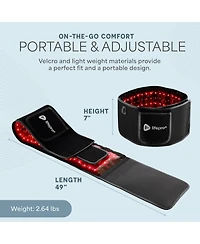 LifePro Red Light Therapy Belt – Near Infrared & Red Light for Pain Relief, Muscle Soreness, Inflammation, and Joint Therapy
