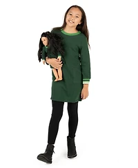 Leveret Toddler Girls Matching Doll Long Sleeve Tunic Sweatshirt Dress