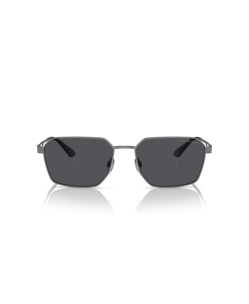 Emporio Armani Men's Rectangle Sunglasses, EA2140