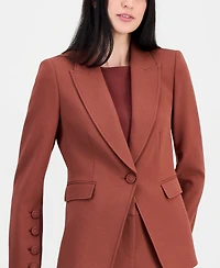 Tahari Asl Women's One-Button Peak-Lapel Blazer