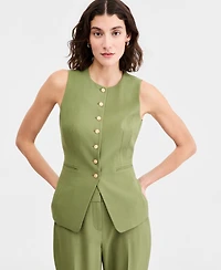 Tahari Asl Women's Crewneck Vest