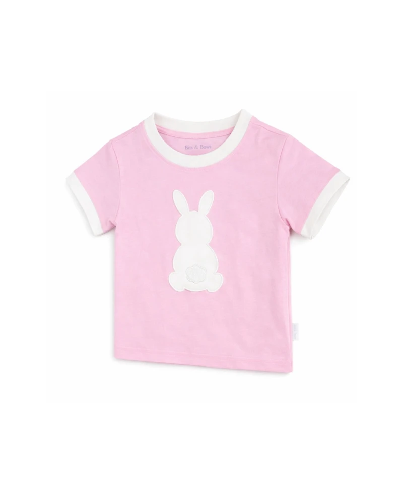 Bits & Bows Toddler Girls Cottontail Bunny T-Shirt