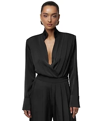 Jluxlabel Women's Visionary Pleated Bodysuit