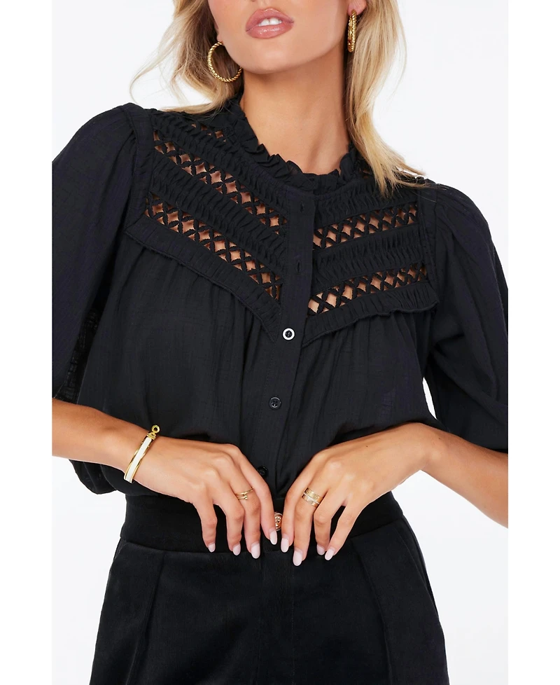 Bishop + Young Women's Bishop + Young Chelsea Detail Blouse