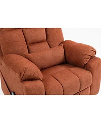 Clihome Old Age Electric Lift Chair, Flat High Density Foam Electric Sofa, with Heating and Massage Functions