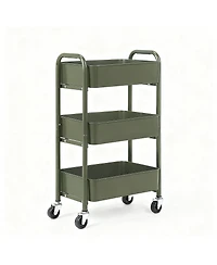 Yigii 3-Tier Compact Rolling Storage Cart
