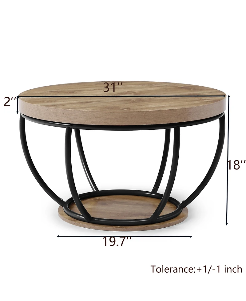 Rainsken Round Coffee Table