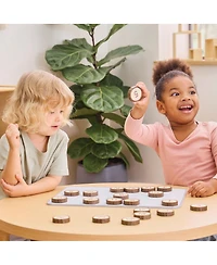 Kaplan Early Learning Magnetic Wood Cookie Counters - 21 Pieces