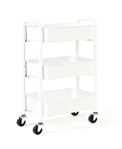 Yigii 3-Tier Compact Rolling Storage Cart
