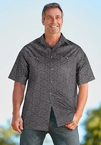 KingSize Big & Tall Easy Care Woven Sport Shirt
