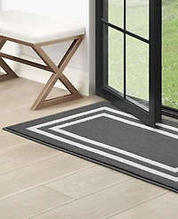 Jean Pierre New York Double Border Runner Rug, 26" x 45"