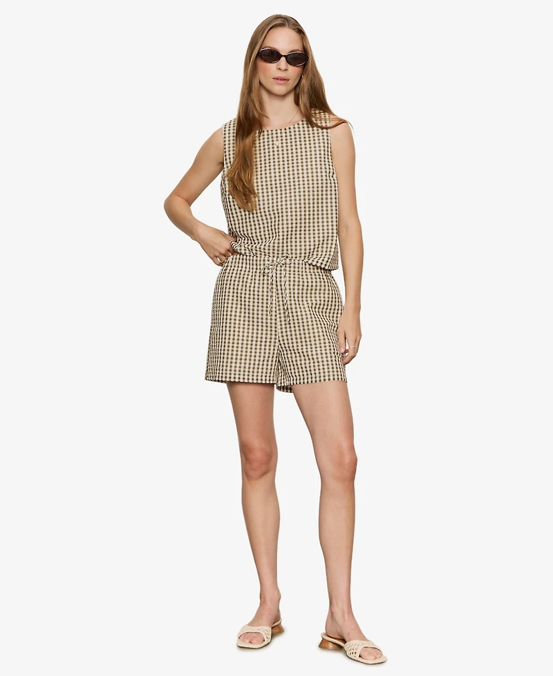 Sanctuary Women's Crewneck Sleeveless Top