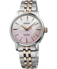 Seiko Women's Silver Stainless Steel Bracelet Watch, 34mm
