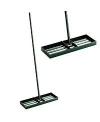 Outsunny 30" x 10" Lawn Leveling Rake with 66.5" Handle