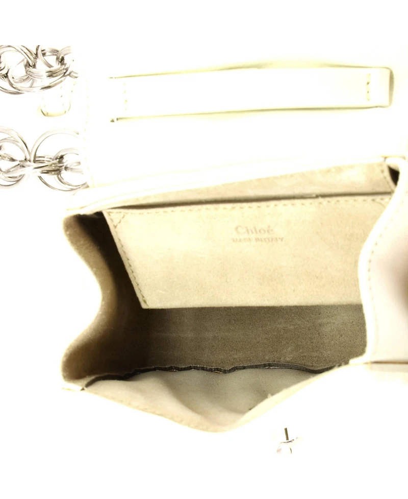 Pre-Owned Chloe Nano Drew Bijou Crossbody Bag Quilted Leather