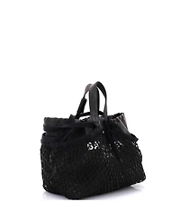Pre-Owned Balenciaga Medium 24/7 Drawstring Tote Mesh and Denim