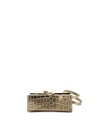 Pre-Owned Balenciaga Xs Hourglass Top Handle Bag Embossed Leather