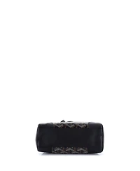 Pre-Owned Goyard Mini Saigon Top Handle Bag Coated Canvas with Leather