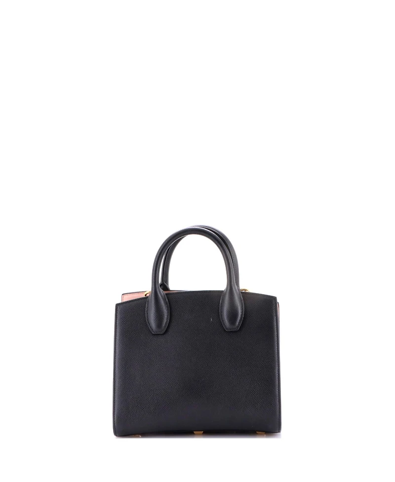 Pre-Owned Salvatore Ferragamo Small Studio Box Satchel Leather