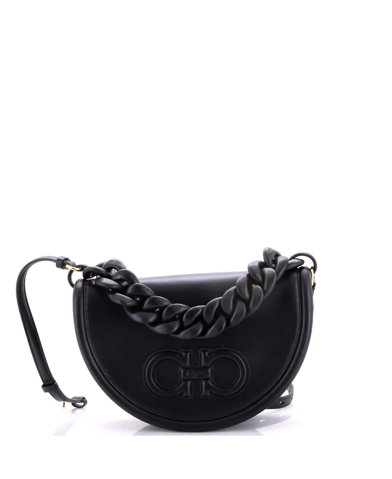 Pre-Owned Salvatore Ferragamo Aura Bag Leather