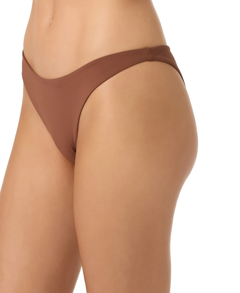 O'Neill Women's Saltwater Flamenco Solid Cheeky Coverage Swim Bottoms