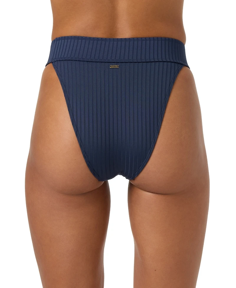 O'Neill Women's Shorebreak Rib Santa Barbara High-Rise Bikini Bottom