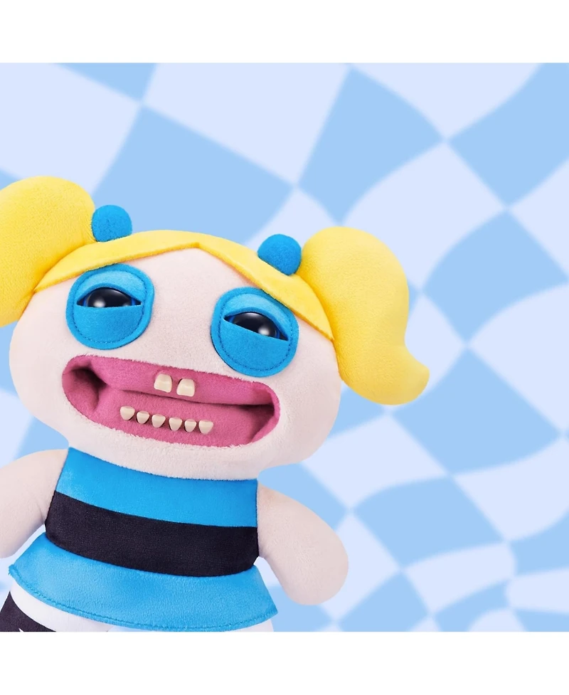 Fuggler Zuru Fuggler Powerpuff Girls Bubbles Funny Ugly Monster Plush Toy 9 Inch