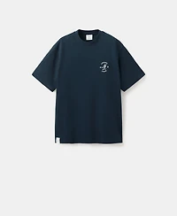 Mango Men's Heavyweight Graphic Embroidered T-Shirt