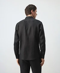 Mango Men's Regular-Fit Linen Shirt