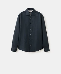 Mango Men's Linen Slim-Fit Shirt