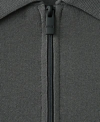 Mango Men's Comfort Stretch Zip Polo Shirt