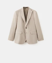 Mango Men's Amalfi Linen Slim-Fit Suit Blazer