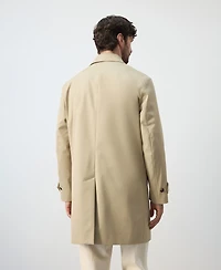 Mango Men's Water-Repellent Pockets Trench Coat
