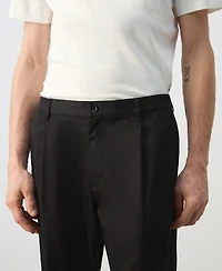 Mango Men's Regular-Fit Pleated Pants