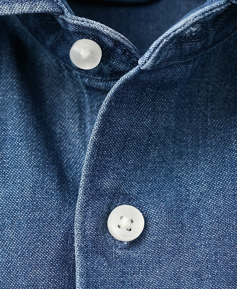 Mango Men's Cotton Denim Shirt