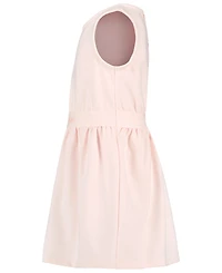 Calvin Klein Baby Girls' Fit-and-Flare Knit Logo Dress with Diaper Cover