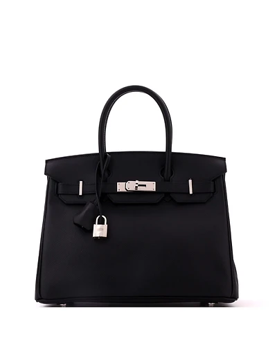 Pre-Owned Hermes Birkin Handbag Epsom with Palladium Hardware