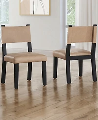 Macai 8-Pc. Faux Leather Side Chair Set
