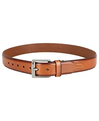 Tommy Bahama Men's Classic Casual Leather with Burnished Edges Belt
