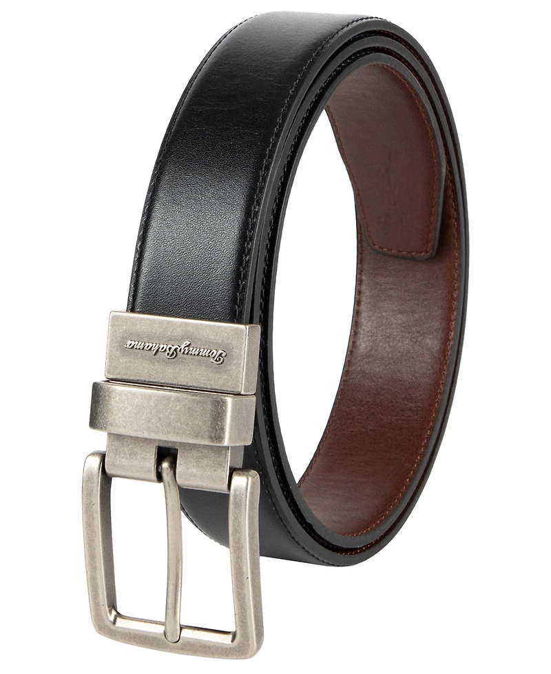 Tommy Bahama Men's Two-In-One Reversible Dress Belt