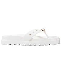 Karl Lagerfeld Paris Women's Hayze Pearl Flip Flop Sandals