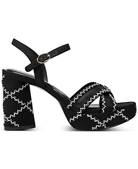 Karl Lagerfeld Paris Women's Hickory Platform Dress Sandals