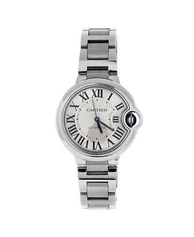 Pre-Owned Cartier Ballon Bleu de Cartier Automatic Watch in Stainless Steel 33mm