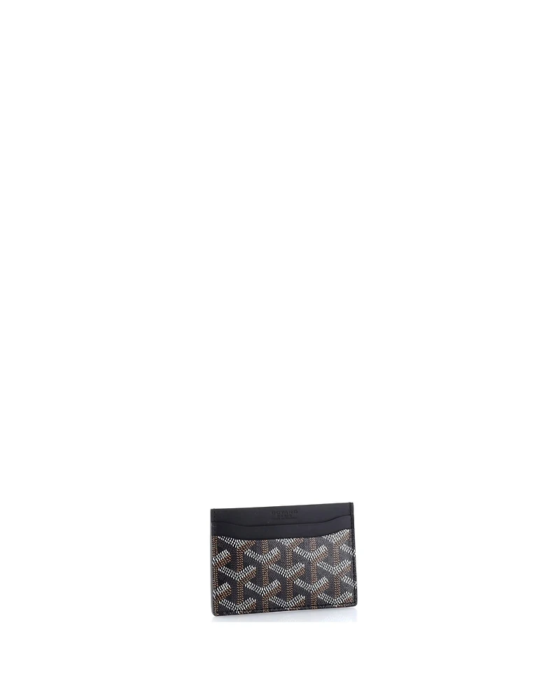 Pre-Owned Goyard Saint Sulpice Card Holder Coated Canvas
