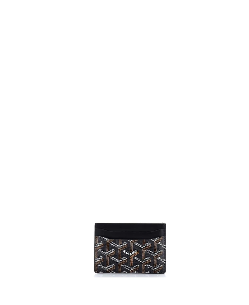 Pre-Owned Goyard Saint Sulpice Card Holder Coated Canvas