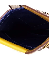 Pre-Owned HERMES Petit H Grand Prix Bag Toile and Leather